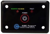 AIMS Power 3600 Watt / 7200 Watt Peak Modified Sine Power Inverter 12 Volt DC to 120 Volt AC ETL Listed with Remote