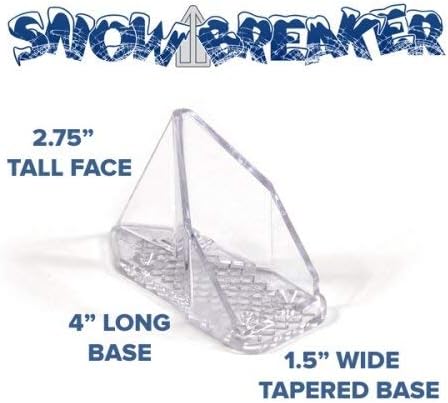 SnowBreaker Snow Guards 25 Pieces for Metal Roofs (Peel and Stick)