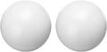 uxcell 2 Pcs Gazing Globe Decor Ball 2.5 Inch 63mm Reflective Garden Sphere Hollow Ball, Seamless Stainless Steel Gazing Ball, Smooth Mirror Globe for Garden Home Decor, Bright White