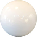 35cm/14inch Diameter Gazing Globe Mirror Ball,White Stainless Steel Polished Reflective Smooth Garden Sphere,Colorful and Shiny Addition to Any Garden or Home