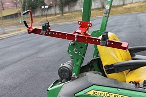 Jungle Jim’s ZTR-TR Zero Turn Mower Trimmer Holder – Adjustable Fit for 1"-2" Roll Bars – Quick Clamp Locking System