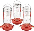 Best-1 Glass Hummingbird Feeders, 32 oz., Pack of 3