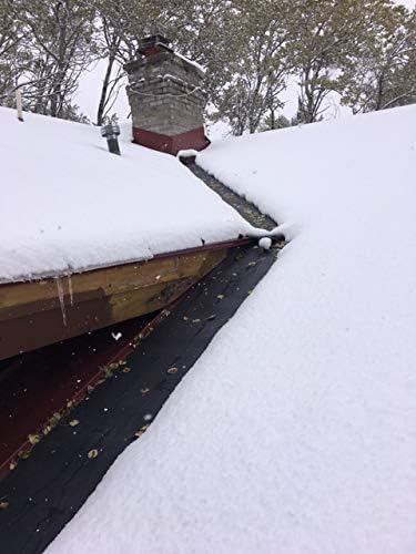 RHS Snow Melting System - Roof and Valley Heater - Snow and Ice Melting Mats - Ice Dam Prevention - Color Black - American Made - Melts 2 Inches of Snow per Hour (30' ft. x 13" in.)