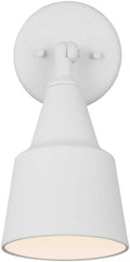 Generation Lighting 8560701-15 Outdoor Flood Light Adjustable Swivel Aluminum Flood Light, 1-Light 120 Watt, 12" H x 6" W, White