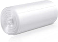 8 Gallon Trash Bags, 40 Count, Garbage Bags, No Flaps/Ties, 55x68cm,8.4g/pcs, Unscented, White