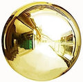 Balsa Circle 16 in Gold Stainless Steel Globe Gazing Reflective Mirror Balls Outdoor Garden Decor Centerpieces Wedding Party Events Reception Home Decorations Modern Ornaments Landscaping Accents