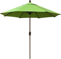 EliteShade USA 10-Year-Non-Fading 9Ft Market Umbrella Patio Umbrella Outdoor Table Umbrella with Ventilation, Macaw Green