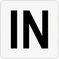 Plastic Overlay - Pool Depth Markers for Pool and Spas - Numeral Numbers # (IN Inches)