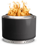 Solo Stove Yukon 2.0 + Stand, 27 Inch Smokeless Fire Pit – Portable Stainless Steel Outdoor Fireplace - 360° Airflow Technology and Removable Ash Pan – Ideal for 6 or More People, 43.9lbs, Ash