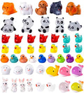 50 Pcs Mini Resin Animals Figures - Land & Sea Creatures Set for Fairy Garden Decor, Miniature Landscape Ornaments Collection