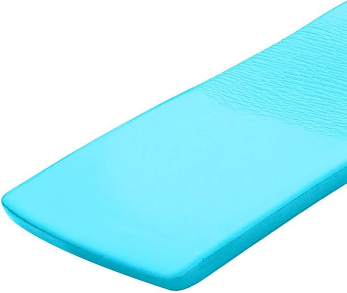 TRC Recreation Sunsation Vinyl Coated Foam Swimming Pool Float Mat Adult Lounger with Built-in Roll Pillow