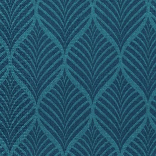 RSH DECOR Deep Seating Cushion with Pillow Back | 22” x 25” Seat | Water and Fade-Resistant Spun Fabric | Outdoor Chair Cushion Set for Patio Furniture | Fenbrook Blue