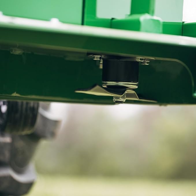Titan Attachments 3 Point PTO Finish Mower, 72" Cutting Width, Cat 1 Hookup, Green Finish, Rear Discharge, Pull Behind Mower for 30-50 HP Tractors, Low-Noise Cast Iron Gearbox