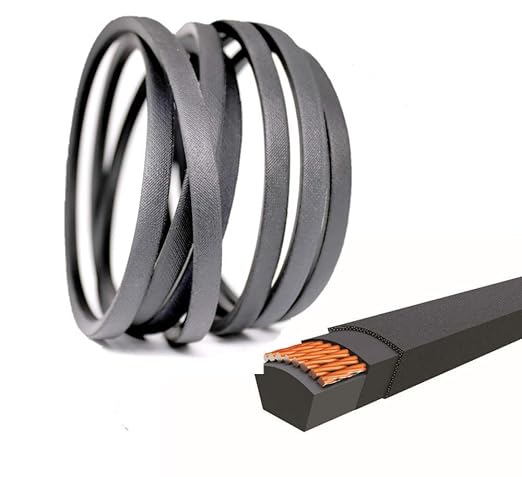 Lawn Mower Tractor Deck Belt 1/2" x 158" for Craftsman/Murray/Snapper/Simplicity 7103789, 7103789YP