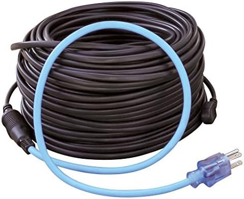 Clear Power Roof & Gutter Deicing Kit - 200ft | 1000W With 2ft Power Cord 18/3 SJTW & Power Indicator Light (CPRH007)