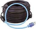 Clear Power Roof & Gutter Deicing Kit - 60ft | 300W With 2ft Power Cord 18/3 SJTW & Power Indicator Light (CPRH003)