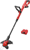 SKIL PWR CORE 20 12" Pivoting Head String Trimmer, 20-Volt Battery and Charger Included - LT1200B-11