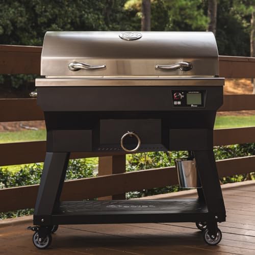 recteq Wood Pellet Smoker Grill SmokeStone 600 + Griddle Basics Bundle, Outdoor Griddle Grill with Even Temperature, WiFi enabled