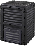 Plastic Outdoor Compost Bin, Fertilizer Fermentation Box, Garbage Compost Bin Suitable for Kitchen, Yard and Courtyard(Black)