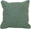 East Green 18 x 18 Waterproof Outdoor Pillow with Insert, Dark Green - Premium Olefin Outdoor Accent Pillow for Patio Furniture