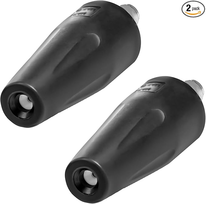 2 Pcs 2000 PSI Turbo Nozzle Pressure Washer Replacement for Greenworks 5201402, 1/4-Inch Quick Connect, Rotary Pressure Washer Nozzle