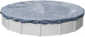 Robelle 30 ft Commercial Blue Winter Pool Cover for Above Ground Pools, 4 ft Overlap (34 ft Cover Size), Solid 12 x 12 Scrim, 3.7 oz/yd2, 18-Year Warranty, Style: 3430-4