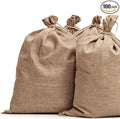 Burlap Bags for Vegetables & Gardening, 22" X 36"- Jute Sacks Perfect for Kids - Plant Covers - Holds Up to 50lbs - Food Grade (Burlap Sack, 100, Count)