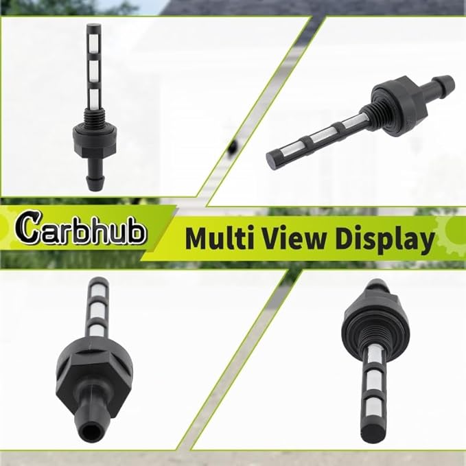 Carbhub 951-10651 Gas Fuel Tank Nipple Outlet Line Screen Compatible with Troy Bilt Snow Blower Thrower Garden Tiller Guel Tank 208cc 357cc Compatible with Craftsman MTD Cub Cadet Replaces 95110651
