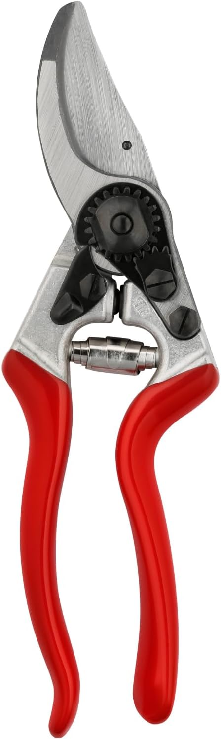 Felco F8 Pruning Shears – 8.3" Swiss-Made Garden Clippers with 1" Cutting Capacity for Ergonomic Comfort | Hand Pruners for Gardening | Garden Tool Cutter with Precision Bypass Blade, Aluminum Handles
