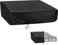 Kingling Grill Cover for Blackstone 1860 2225 On The Go Range Top Combo Griddle, 41 inch Waterproof & Dustproof Outdoor Grill Cover (Cover Only) - Black