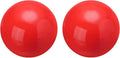 uxcell 2 Pcs Gazing Globe Decor Ball 2.5 Inch 63mm Reflective Garden Sphere Polished Hollow Ball, Seamless Stainless Steel Gazing Ball, Smooth Mirror Globe for Garden Home Decor, Red
