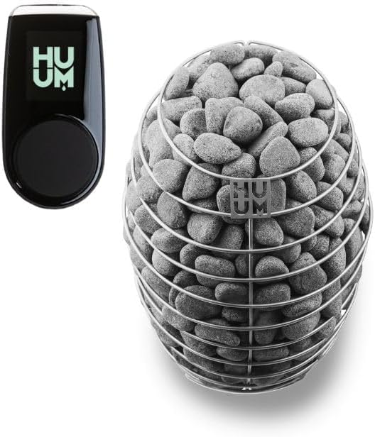 Model CL12GCP, Cube-Series Outdoor Home Sauna Suite Kit, Up to 8 Persons (Sauna Heater and Sauna Stones Included) (Drop 9 WiFi - Black)