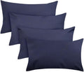 Covers & All Premium Square Throw Pillow Inserts with Covers Set of 4, 20 x 26 Inches Navy Blue, Decorative Cushions for Couch Sofa Home Decor Office Travel UV Resistant Waterproof Soft Cushions