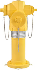 Dog Fire Hydrant Pee Post Statue with 4 Stakes, Fake Fire Hydrant for Dogs to Pee On Puppy Pee Post Training Tool Yard Garden Indoor Lawn Ornament Outdoor Statue (16 * 6 inch - Yellow)