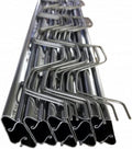 Farm Plastic Supply - Spring Wire & Lock Channel - (20 Pack) - Steel 6.5 ft Spring Lock Track & U-Channel Bundle for Greenhouse Plastic Polyethylene Film or Shade Cloth