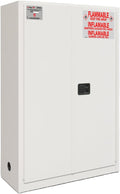 FireKing Platinum Flammable Safety Cabinet, Lab Chemicals Flammable Storage Cabinet, 45 Gallon Steel Safety Cabinets with Manual Door for Commercial, Industrial & Home Use, 43" x 18" x 65"