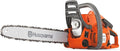 Husqvarna 120 Mark III Gas Chainsaw, 38-cc, 2-Cycle X-Torq Engine, 14 Inch Chainsaw with Automatic Oiler, For Wood Cutting and Tree Pruning, 970739614