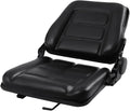 Universal Lawn Mower Seat, Replacement Forklift Seat, Garden Tractor Seat, Adjustable Mower Seat, Stage Weight Seat PVC Tractor Seat for Forklift Tractor Skid Loader