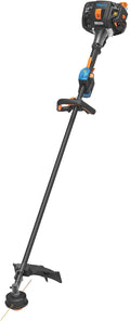 LawnMaster Nopull 17" Gas String Trimmer Grass Trimmer with Electric Start Variable Speed Ideal for Garden Trimming with 26 cc 2-Cycle Engine