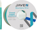 JAVEX Robotic Mower Boundary Wire Cable- Tinned Copper Heavy Duty Universal for Gardena, Husqvarvna, Worx & Other Lawn Auto-Mower Brands Installation Kit [3.4mm, 24x0.25mm] Green, 500M/1640ft