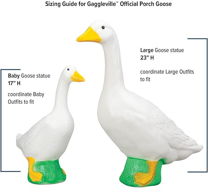 Fox Valley Traders Gaggleville™ Lovebug Duo Goose, Baby and Outfits Bundle