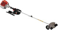 Gas Powered String Trimmer, 2 Stroke Air-Cooled Cordless Lawn Edger Gasoline Weed Eater with 2 Blade Heads for Garden Lawn Grass Hedge Trimmer (26CC, 0.65KW)
