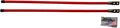 Buyers Products 1308110 Fluorescent Nylon Orange Guide Kit, 3/4" X 36", Bolt-On, Aftermarket Snow Plow Blade Marking Guide Kit, Bumper Guides for Pickup Trucks, Bumper Sights and Road Safety