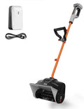Litheli Cordless Snow Shovel, 20V 12'' Electric Snow Blower for Driveway, Battery Powered Snow Thrower, 4.0Ah Battery Included