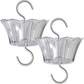Ant Moat for Hummingbird Feeder - 3 OZ x 2 Pack Clear Insect Guard with Large Capacity