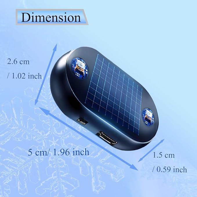 Riloer Electromagnetic Wave Anti Freezing And Snow Removal Device 1pc, Anti Freeze Electromagnetic Car Defroster For Snow Removal, Electromagnetic Car Snow Removal Device