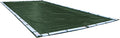 Robelle 16 x 24 ft Heavy Duty Green Winter Pool Cover for Inground Pools, 5 ft Overlap (21 x 29 ft Cover Size), Solid 8 x 8 Scrim, 2.36 oz/yd2, 10-Year Warranty, Style: 321624R
