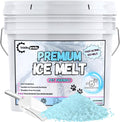 Ice Melt for Snow Pet Friendly - Fast Acting Magnesium Chloride Ice Melt Salt, Snow Salt 30lb Bucket with Scoop