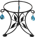 Yardwe Gazing Ball Stand, Metal Ball Stand Crystal Ball Stand Globe Stand Sphere Holder Glass Bowl Ring Metal Egg Stands (5" Diameter)