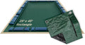Buffalo Blizzard Ripstopper 25 ft x 45 ft Rectangular Winter Pool Cover | Green Heavy Duty Cover for Inground & Above Ground Swimming Pools | Cold & UV Resistant | Shields from Seasonal Debris